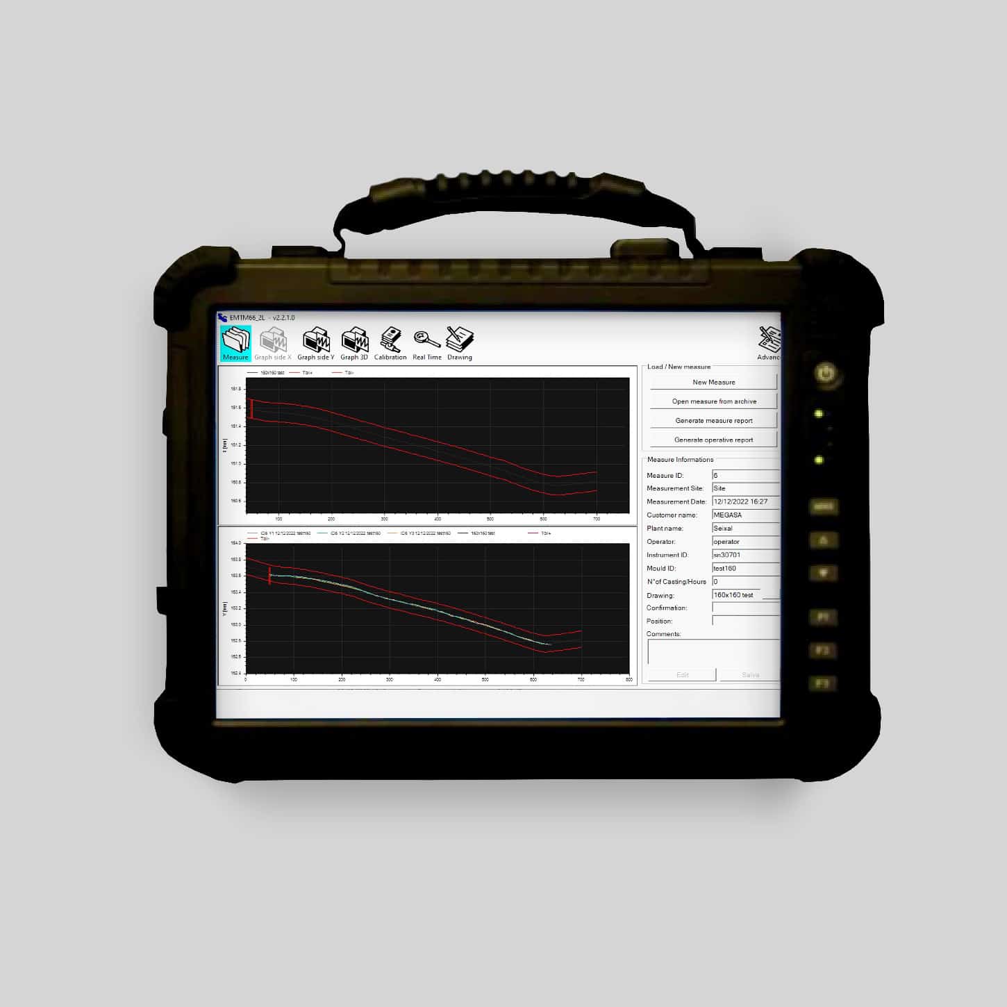 Software in Rugged Tablet of EMTM67